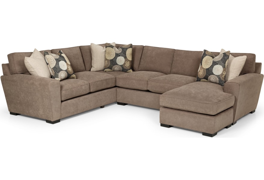 Stanton 282 Casual Sectional Sofa With Chaise Wilson S Furniture Stanton 282 Casual Sectional Sofa With