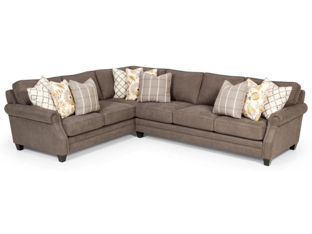 Sunset Home 399 Transitional L Shaped Sectional With Tapered Sunset Home 399 Transitional L Shaped Sectional With Tapered