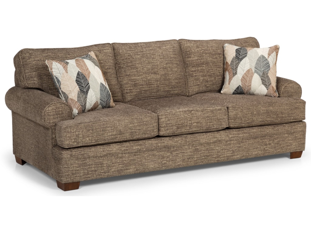 Sunset Home 422 Casual Sofa With Wide Rolled Arms Sadler S Sunset Home 422 Casual Sofa With Wide Rolled Arms Sadler S