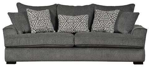 Sunset Home 435 Contemporary Sofa With Five Toss Pillows