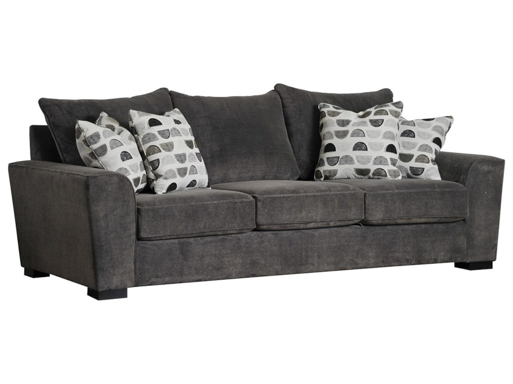 Sunset Home 29658 Contemporary 103 Inch Sofa With Deep Seats Sofa With Deep Seats