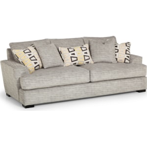 Stanton 495 Contemporary Two Cushion Sofa With Feather Cushions Wilson S Furniture Sofas
