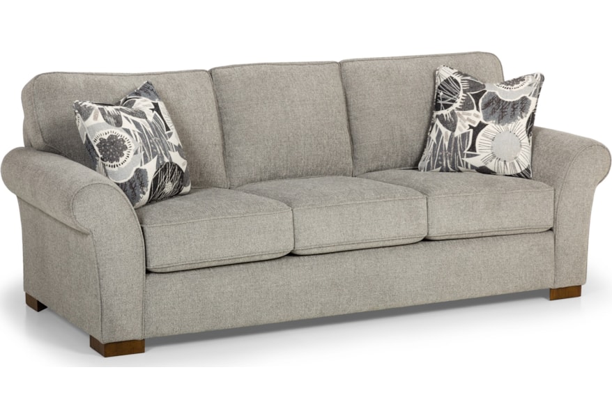 Stanton 551 Casual Sofa With Rolled And Flared Arms | Rife