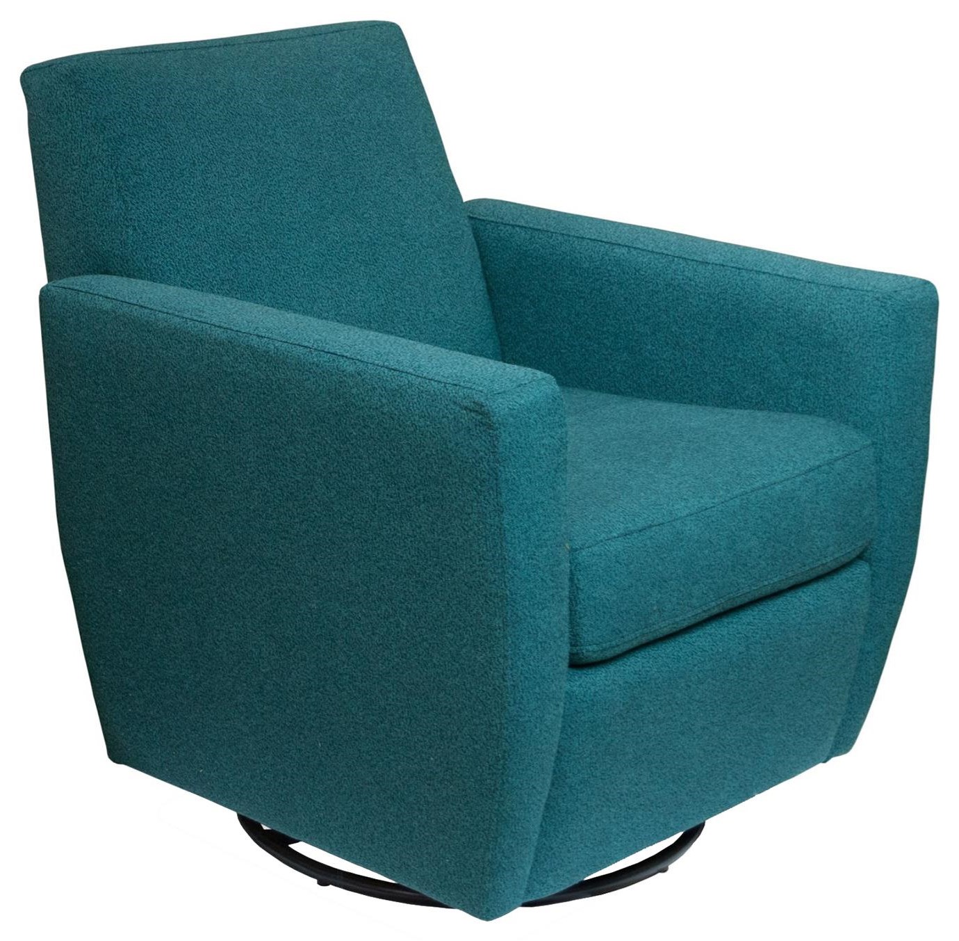 upholstered swivel glider