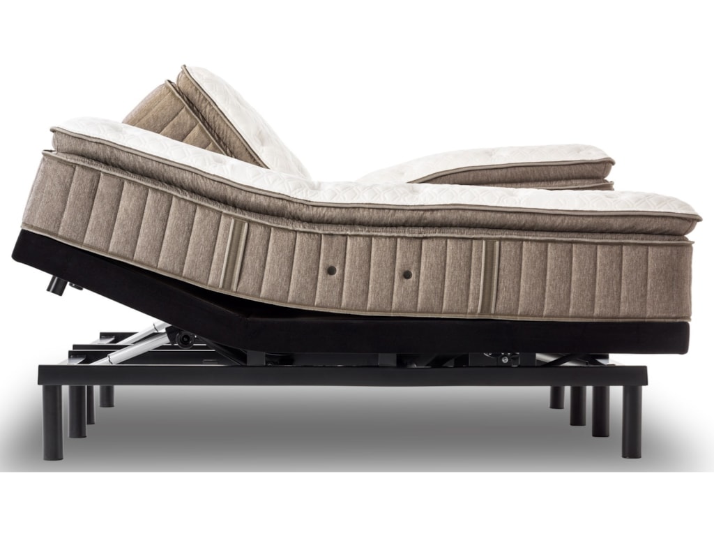 Stearns Foster Scarborough Iv Queen Firm Euro Pillowtop Mattress Stearns Foster Scarborough Ivqueen Firm Euro Pt Adjule Set