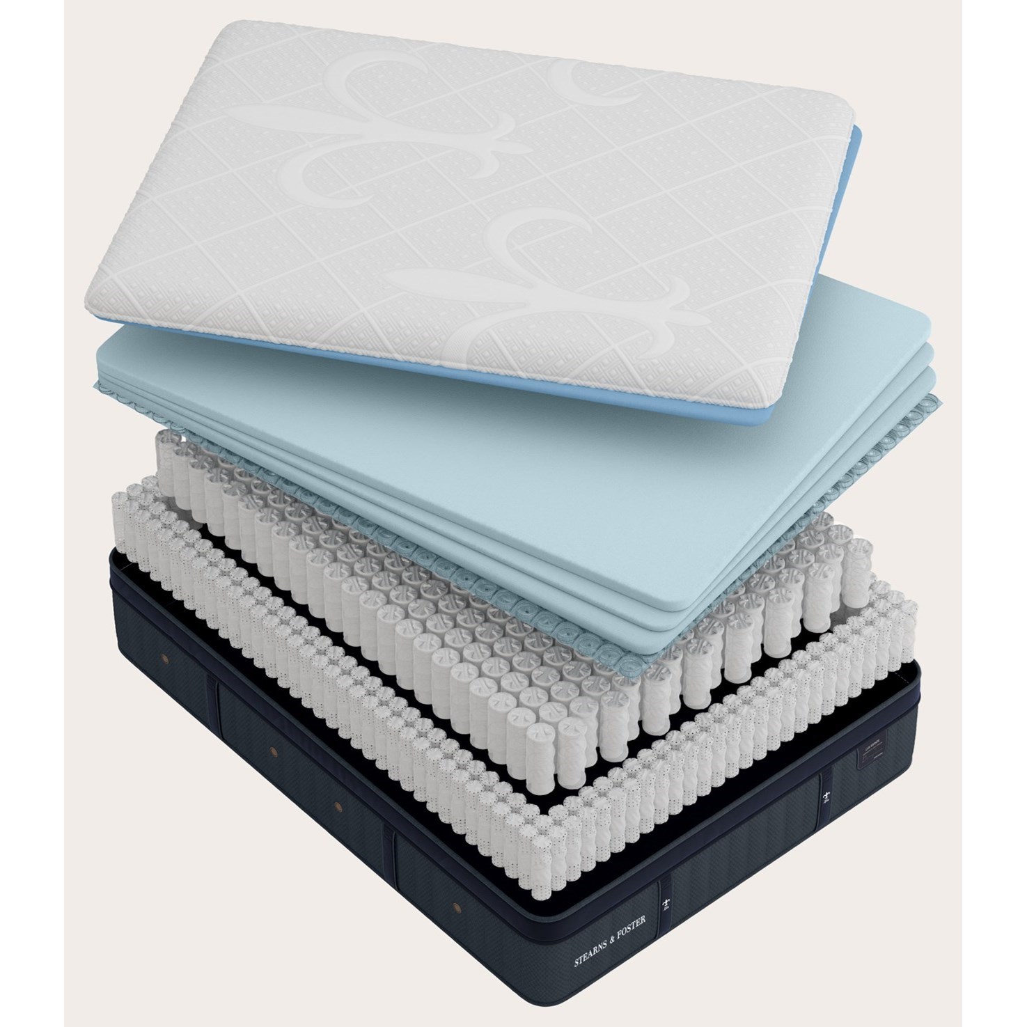 Stearns Foster Pollock Queen 15 Luxury Plush Premium Hybrid