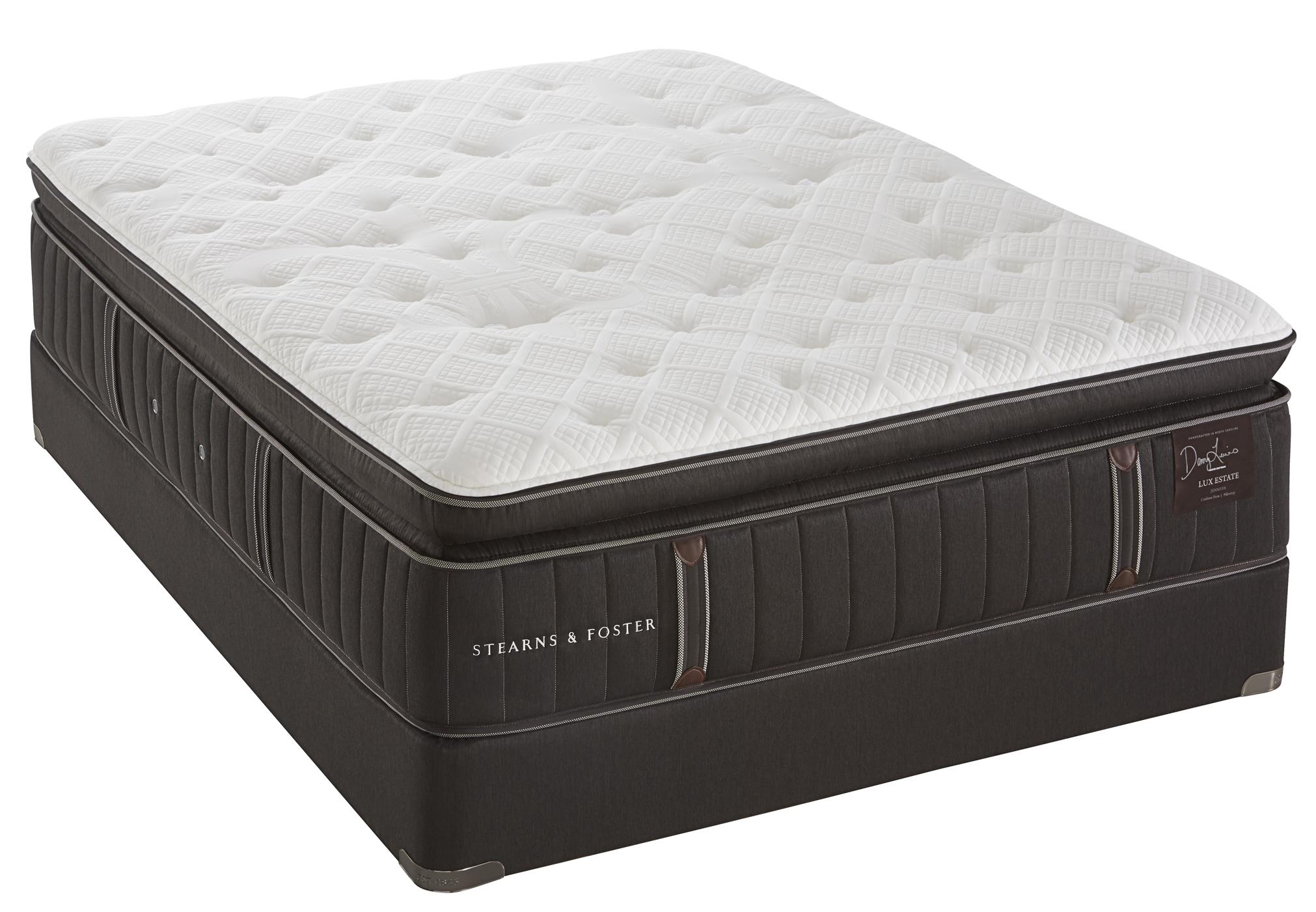 Stearns Foster Baywood Cushion Firm Euro Pillowtop Twin Cushion Firm Euro Pillowtop Mattress And Low Profile Foundation Miskelly Furniture Mattress And Box Spring Sets