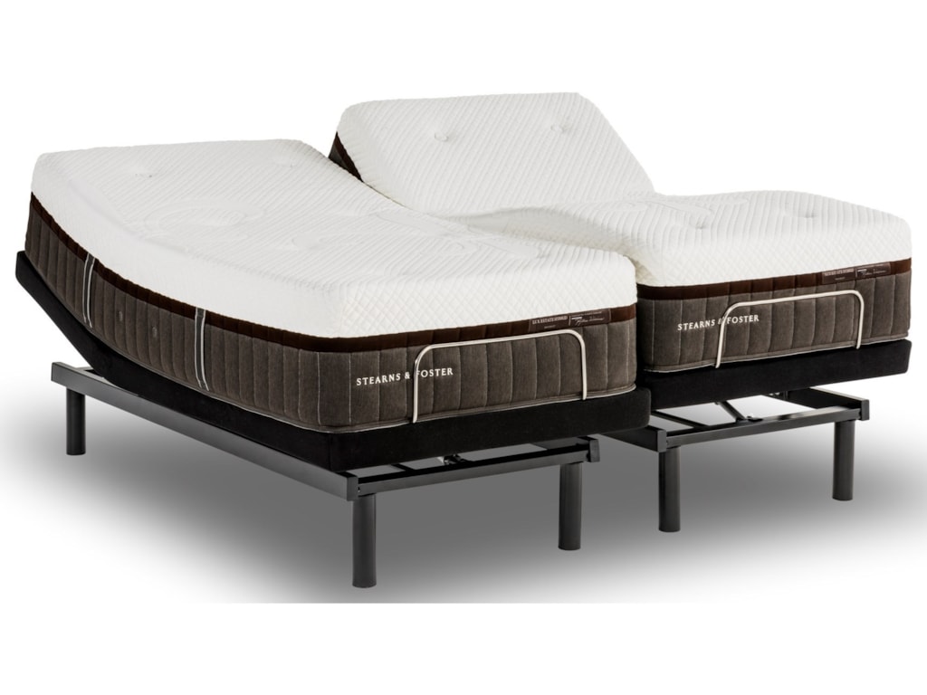 Stearns Foster Villa Potenza Hybrid Firm Full Mattress Villa Potenza Hybrid Firm Full Mattress And Ease Adjule Base By Stearns Foster
