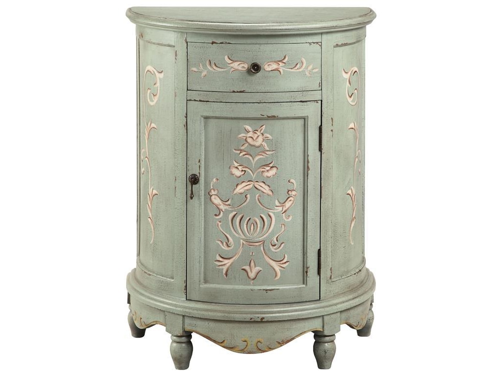 Stein World Accent Tables 13212 Painted Lucille End Table Miller Stein World Accent Tableslucille Cabinet