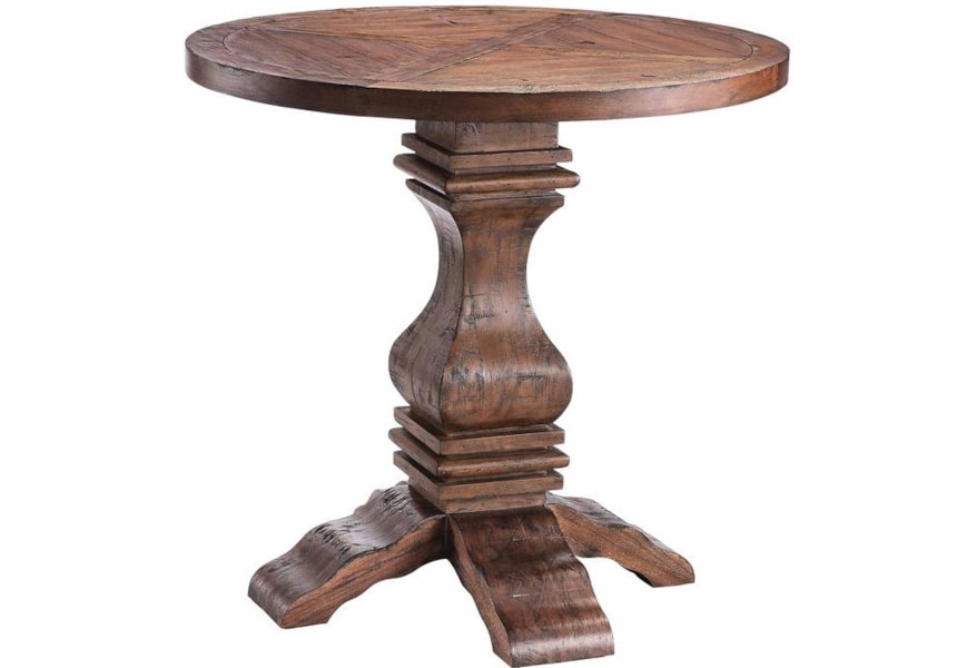 Stein World Accent Tables Round Pedestal Accent Table Westrich