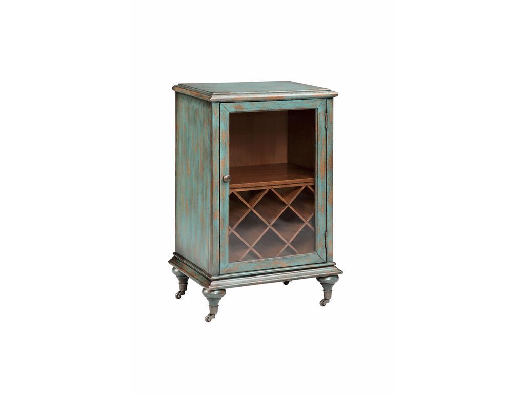 Stein World Cabinets 1 Door Rolling Wine Cabinet W Tray