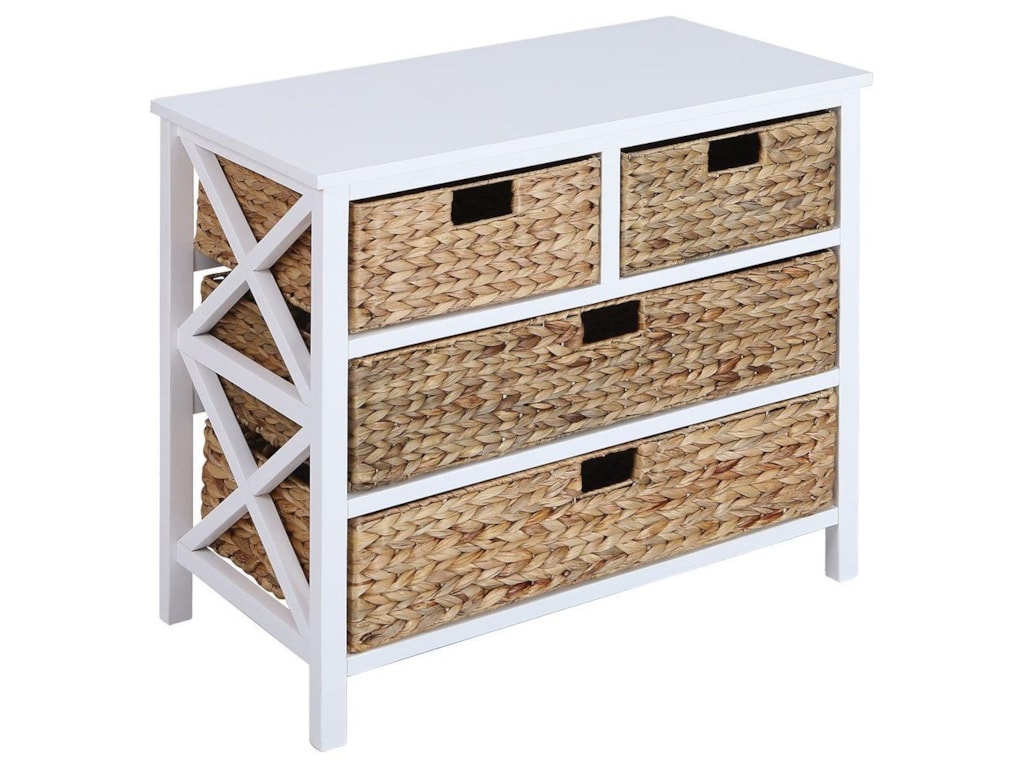 Stein World Pismo Beachchest With Baskets Stein World Pismo Beachchest With Baskets