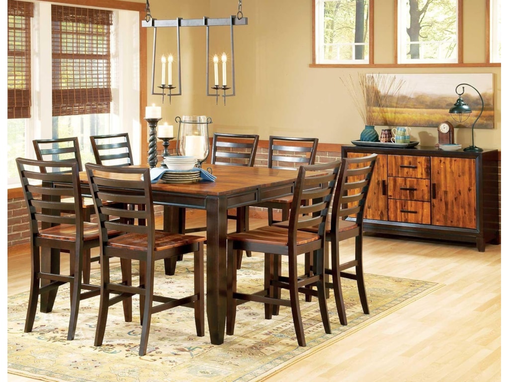 Vendor 3985 AbacoLadder Back Counter Stool