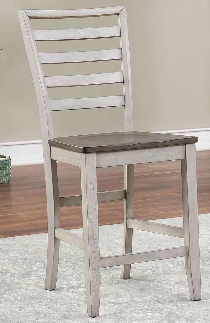 Steve Silver Abacus Casual Counter Chair With Ladderback Wayside