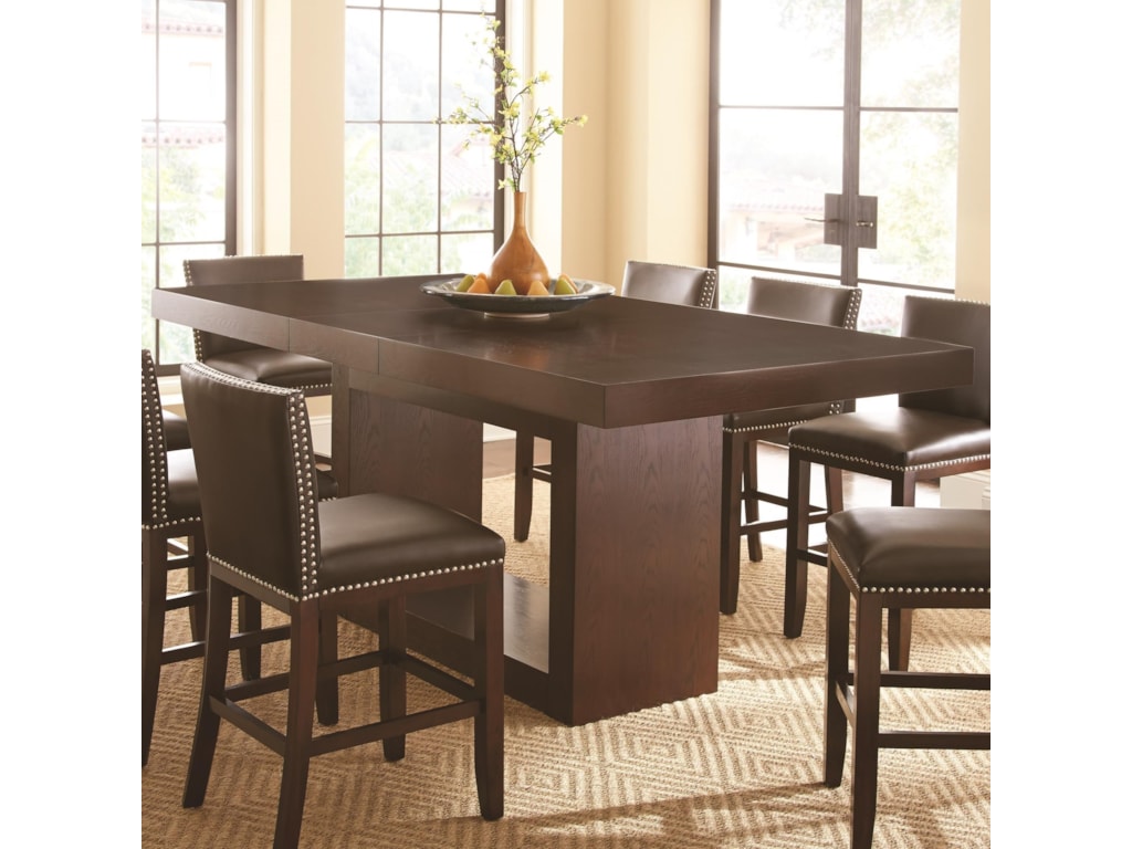Antonio Counter Height Pedestal Table Morris Home Pub Tables Morris Home Antoniocounter Height Table