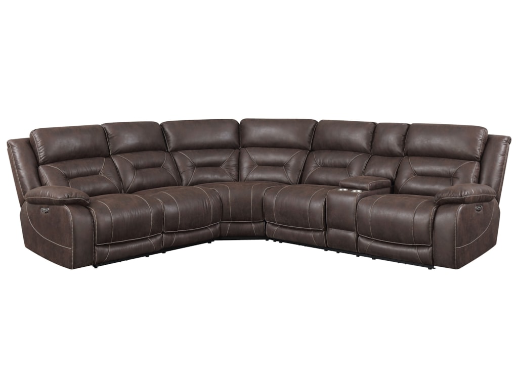 Vendor 3985 Aria 3 Piece Reclining Sectional Sofa With Usb Port Vendor 3985 Aria3 Piece Reclining Sectional Sofa