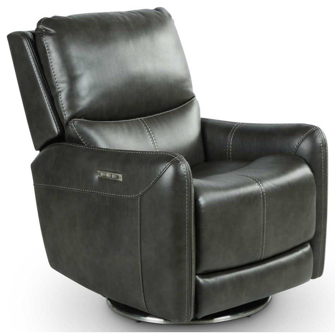 Steve Silver Athens Triple Power 360 Degree Swivel Motion Chair Wilcox Furniture Recliners