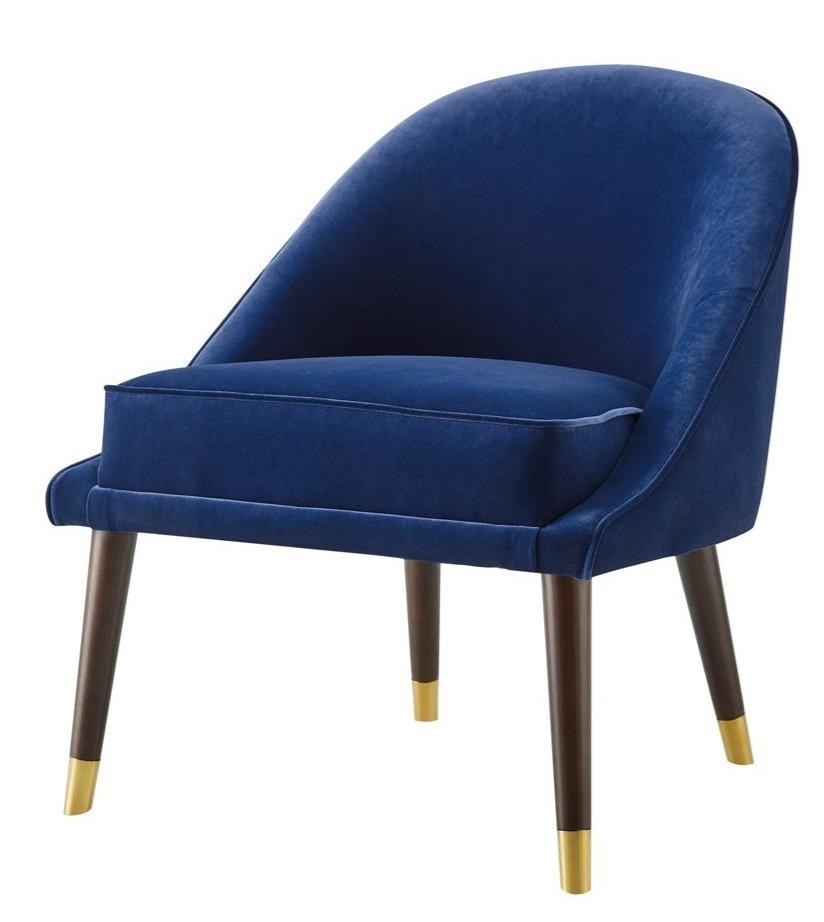 Steve Silver Avalon Mid Century Modern Velvet Accent Chair Wayside Furniture Upholstered Chairs