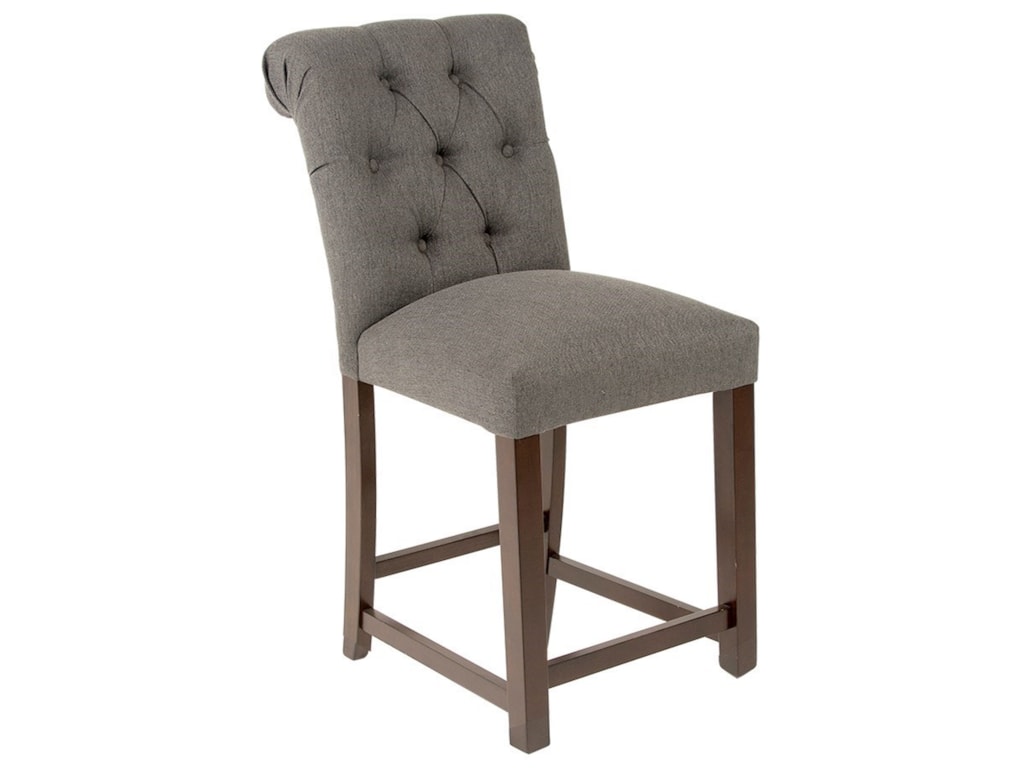 Steve Silver Benson Transitional Tufted Counter Stool Sadler S Steve Silver Benson Transitional Tufted Counter Stool