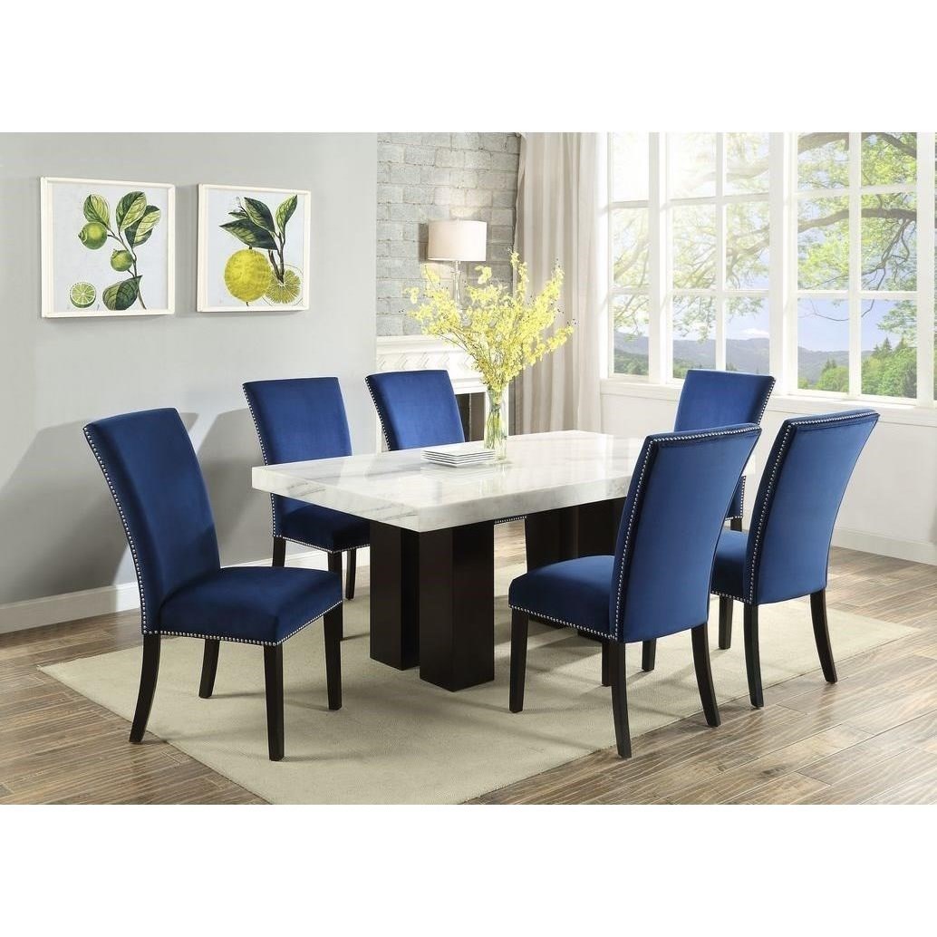 Vendor 3985 Camila Cm540sbn Upholstered Parsons Dining Chair With