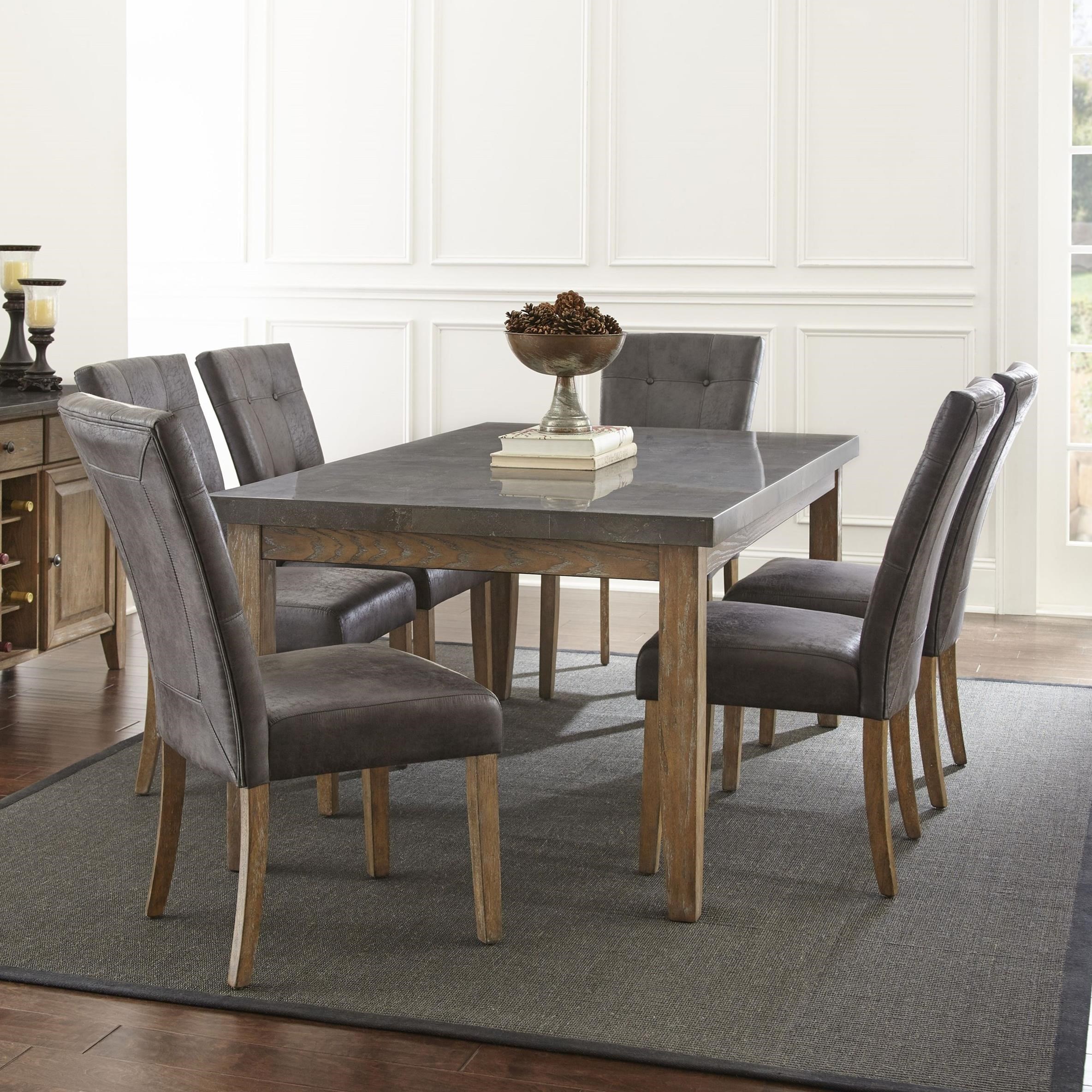 Debby 7 Piece Table And Chair Set