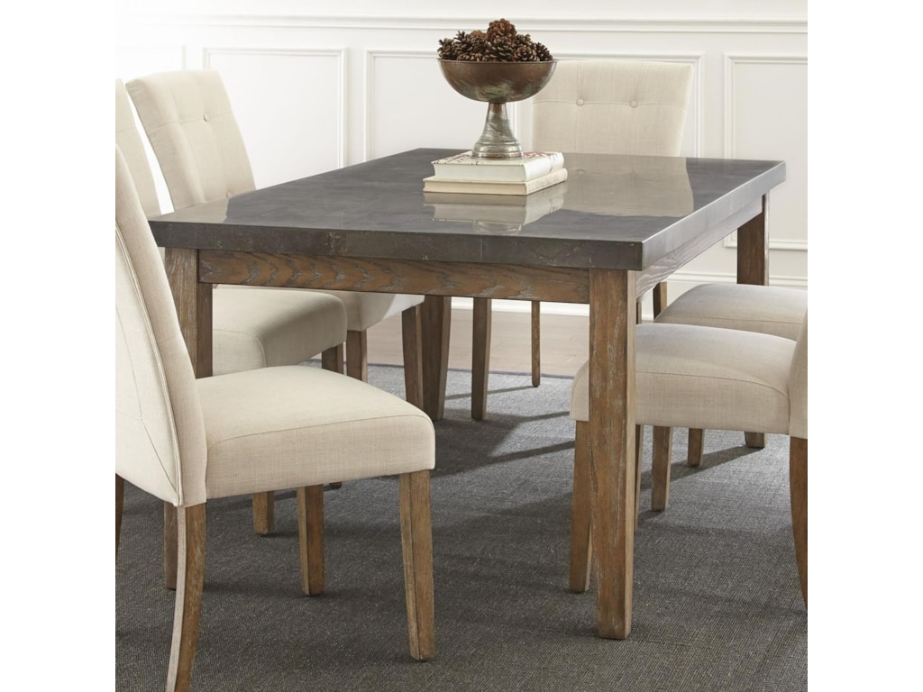 Steve Silver Debby Transitional Rectangular Dining Table with ... Steve Silver Debby Transitional Rectangular Dining Table with ...