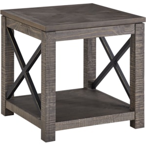 Steve Silver Dexter Rustic End Table Standard Furniture Cocktail Coffee Tables