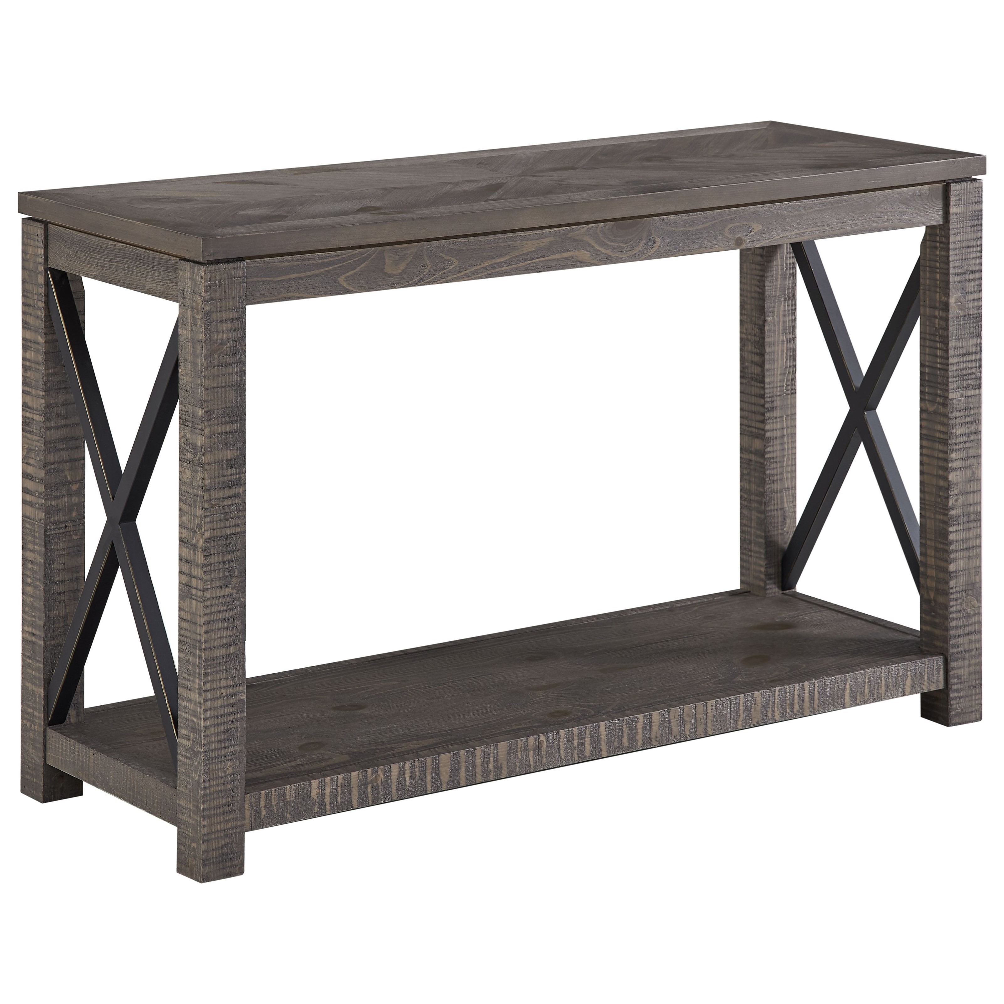 Steve Silver Dexter Rustic Sofa Table Vandrie Home Furnishings Cocktail Coffee Tables