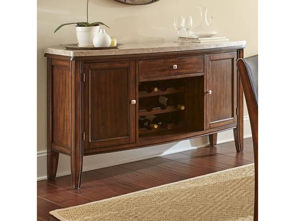 Eileen Sideboard With Marble Top And Wine Shelf Storage By Steve Silver At Wayside Furniture Eileen Sideboard With Marble Top And Wine Shelf Storage By Steve Silver At Wayside Furniture