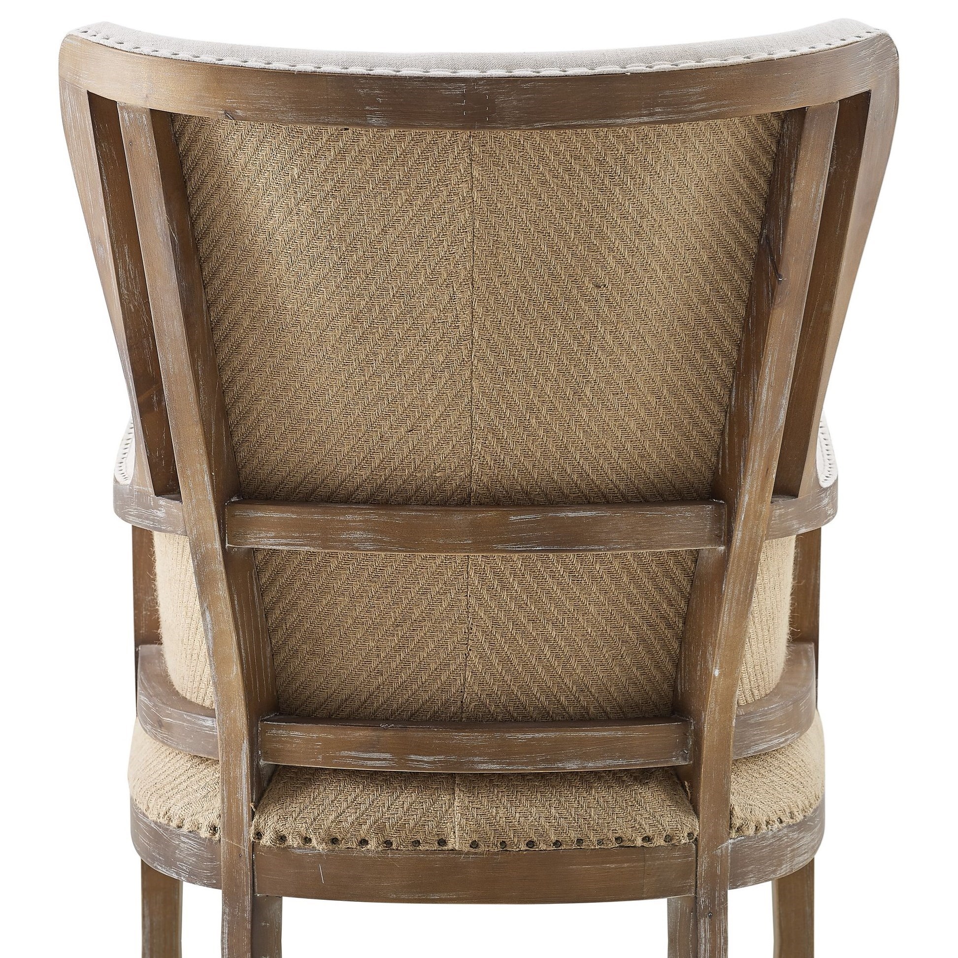silver wingback chair