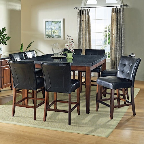 Steve Silver Granite Bello 9-Piece Gathering Table Set | Wayside ... Steve Silver Granite Bello 9-Piece Gathering Table Set | Wayside ...