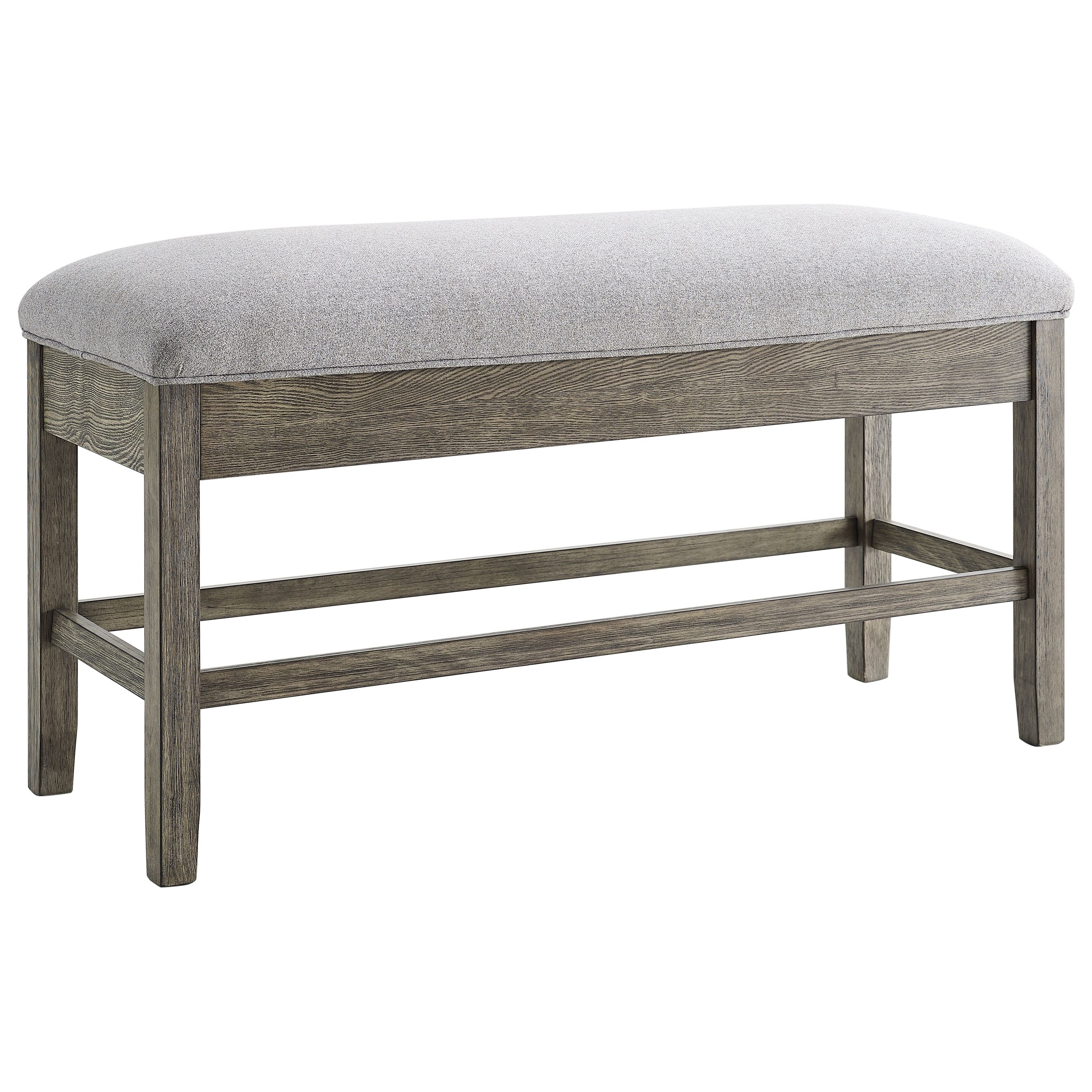 Steve Silver Grayson Transitional Counter Height Storage Bench Wayside Furniture Dining Benches