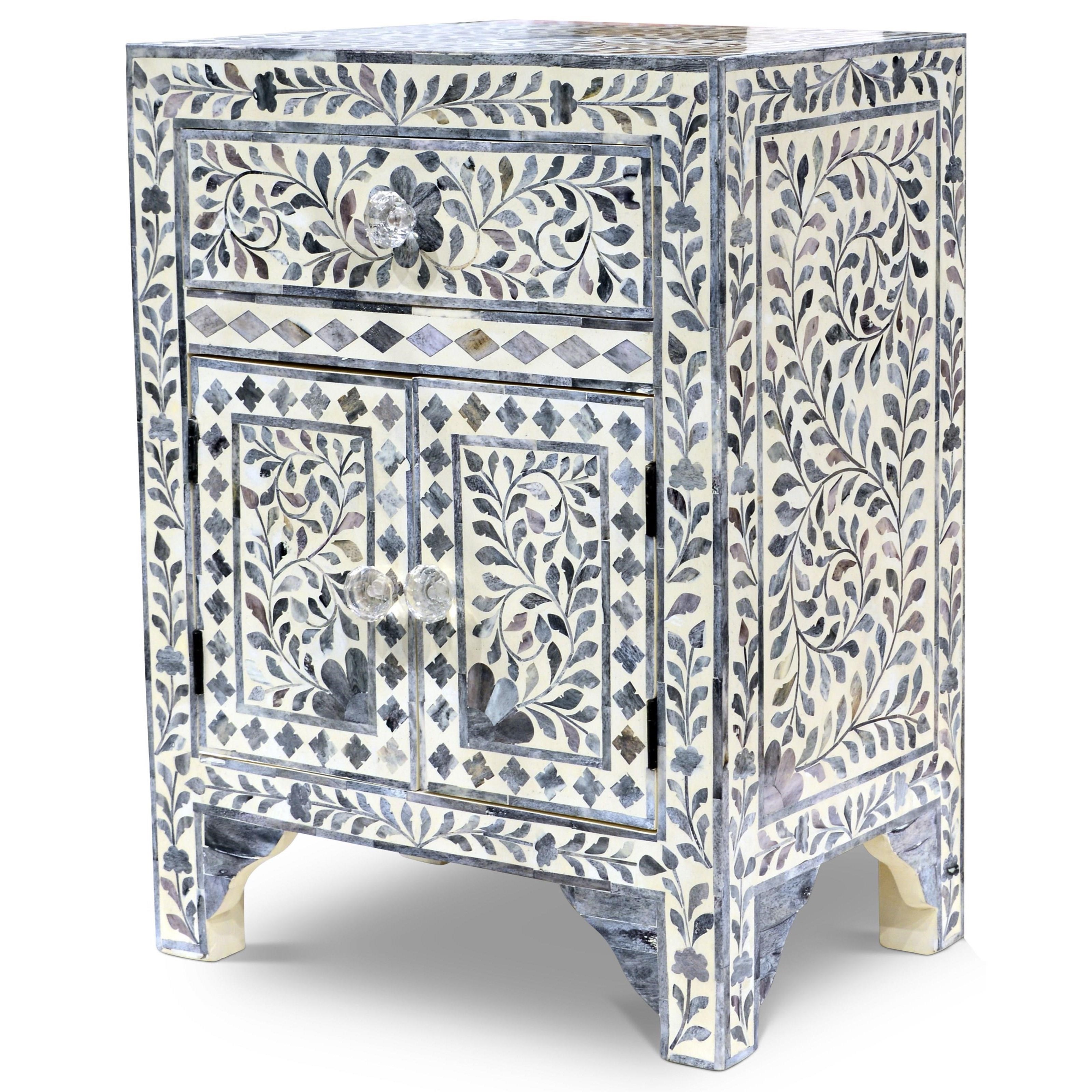 Steve Silver India Accents Contemporary Fowler Accent Cabinet With
