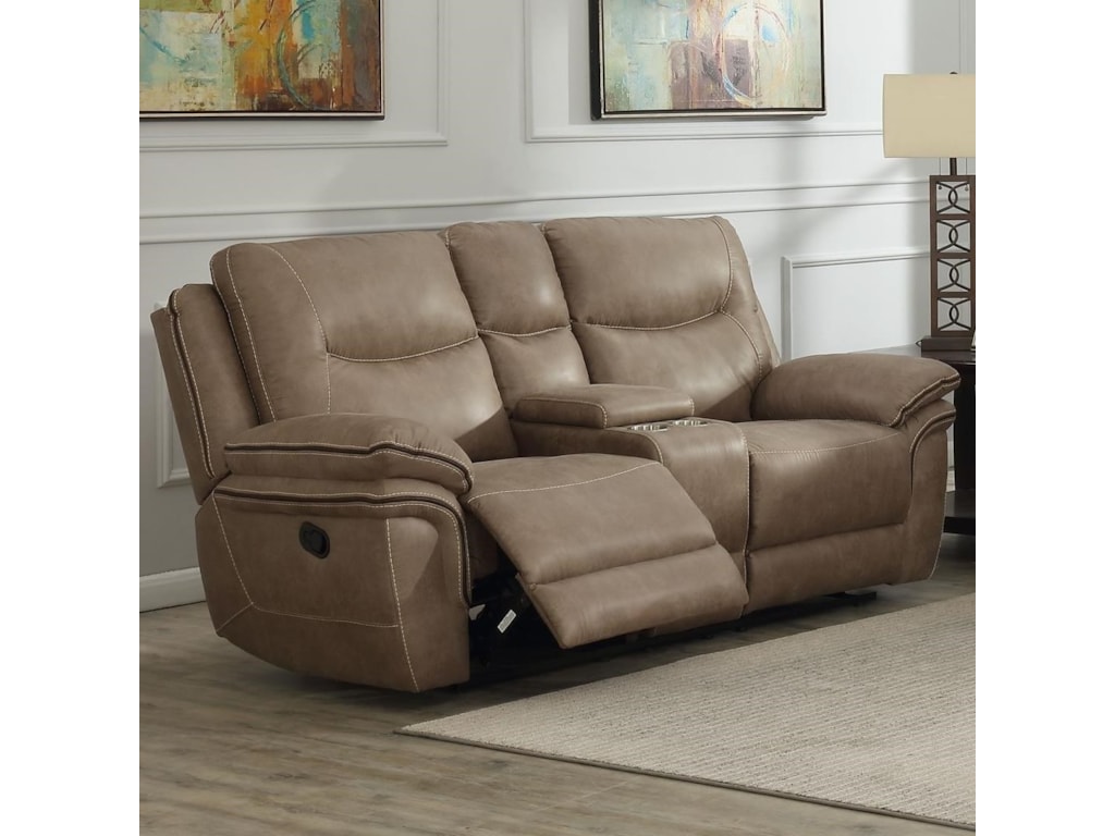 Isabella Casual Reclining Loveseat With Cupholder Storage Console Isabella Casual Reclining Loveseat With Cupholder Storage Console