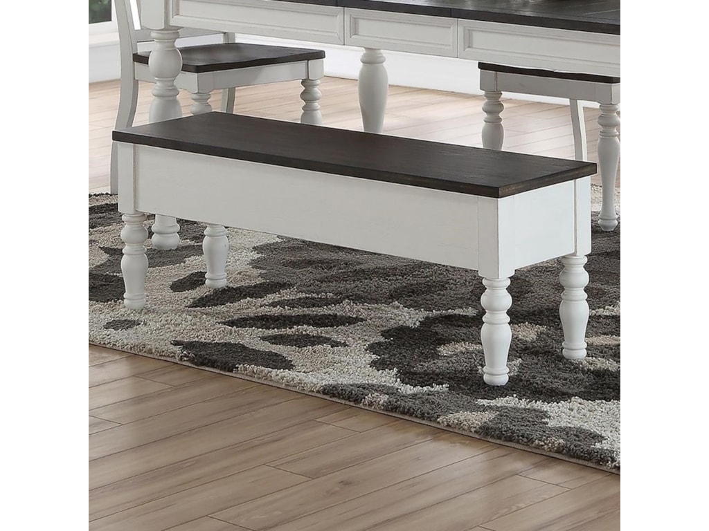 Steve Silver Joanna Dining Room Bench With Turned Legs Wayside Steve Silver Joanna Dining Room Bench With Turned Legs Wayside