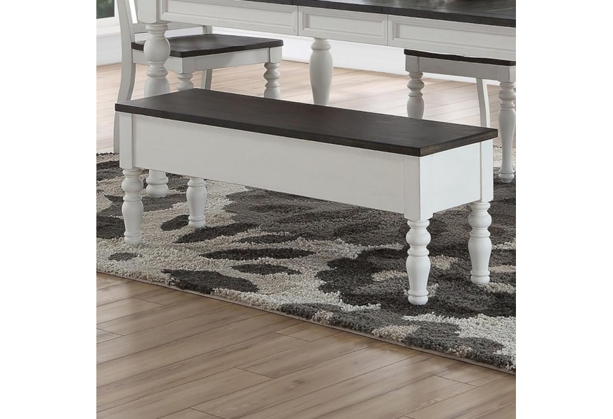 Joanna Dining Room Bench With Turned Legs Ruby Gordon Home