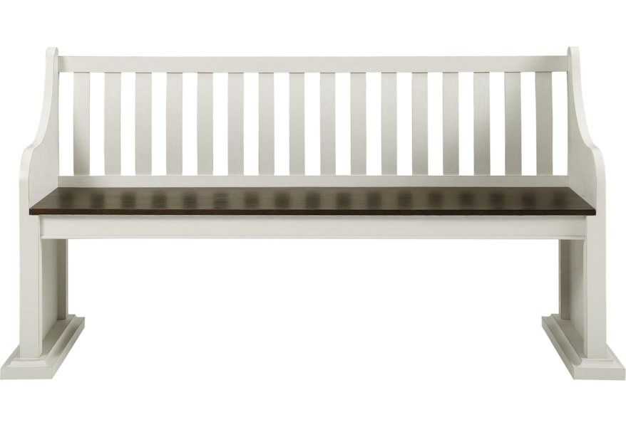 Steve Silver Joanna Farmhouse Bench With Back Wilcox Furniture