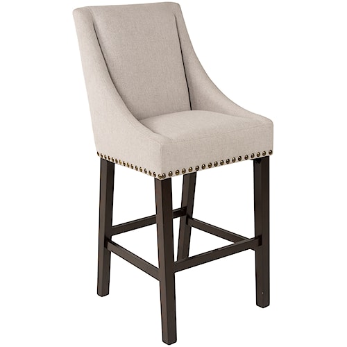 steve silver jolie jl600bc upholstered bar chair northeast factory