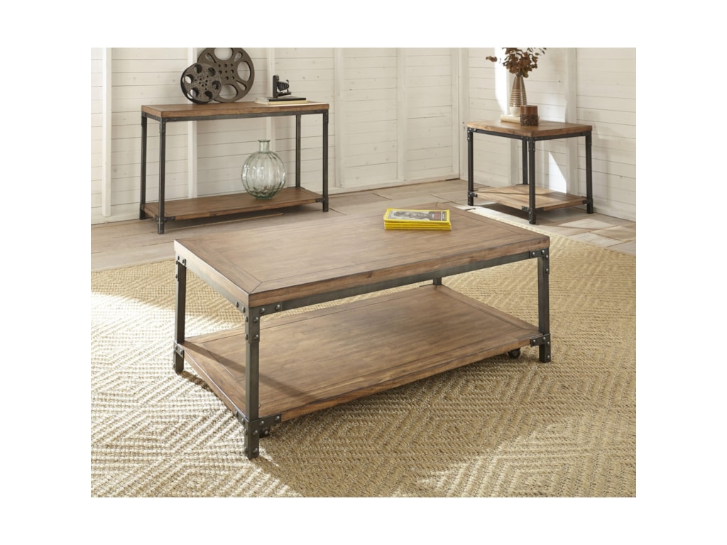 Steve Silver Lantana Lt150s Sofa Table With Metal Frame Sam Levitz Steve Silver Lantanasofa Table