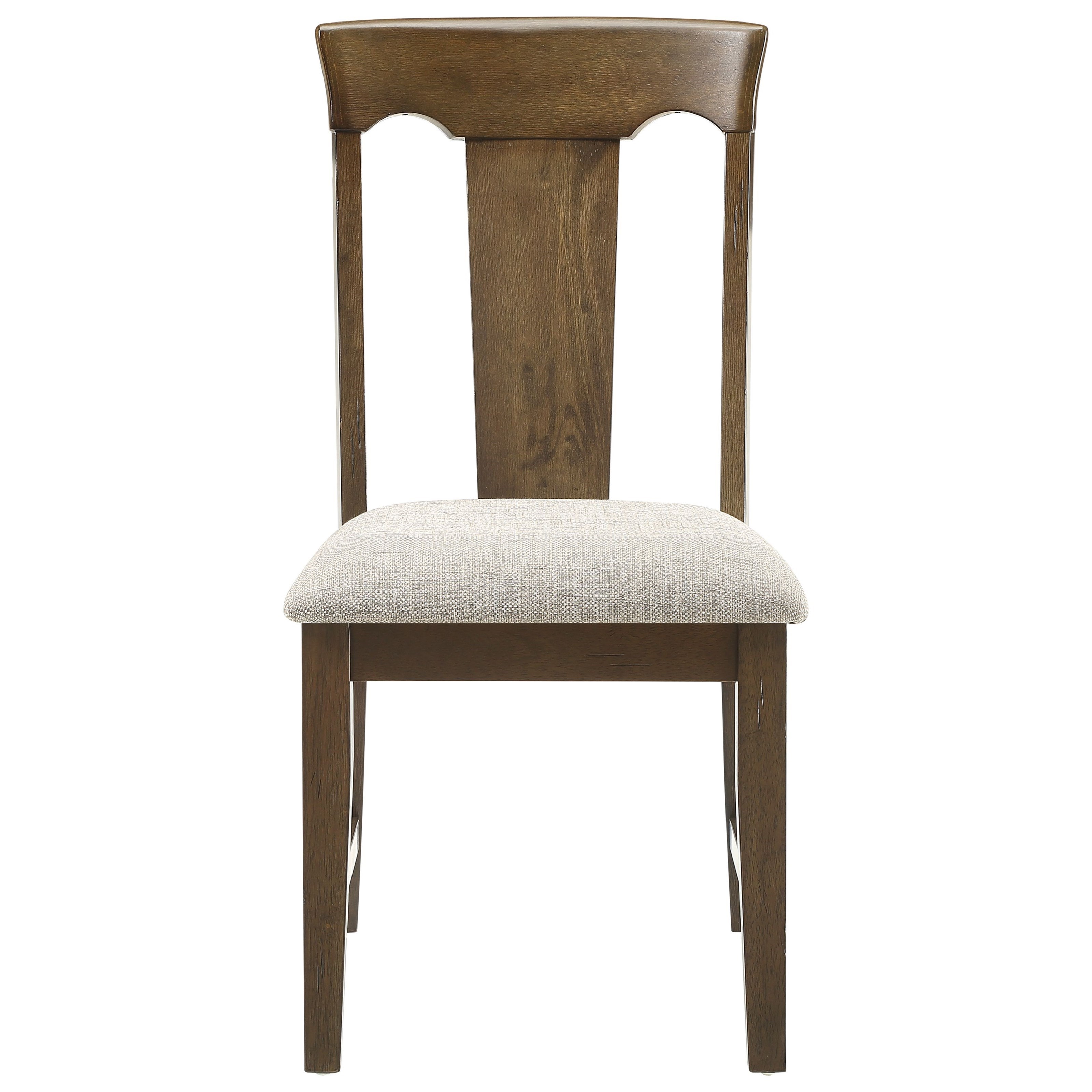 Laramie Rustic Casual Side Chair With Upholstered Seat Sadler S