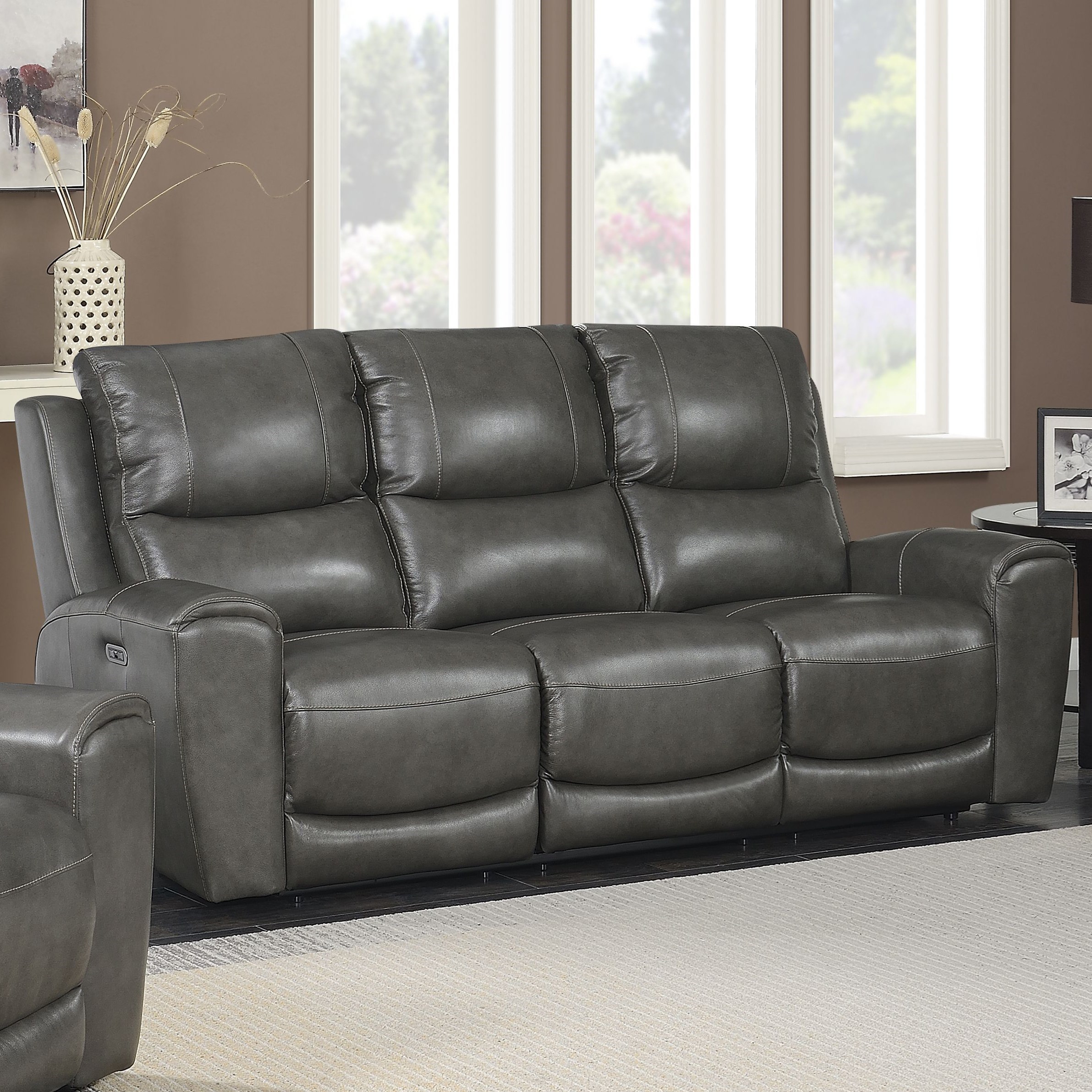 Steve Silver Laurel Contemporary Power Recliner Sofa Wayside Furniture Reclining Sofas