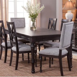 Vendor 3985 Linnett Lt500t Transitional Dining Table With Table