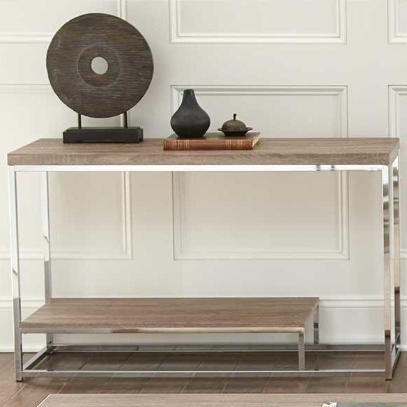 Steve Silver Lucia Lu250s Sofa Table With Shelf Dunk Bright