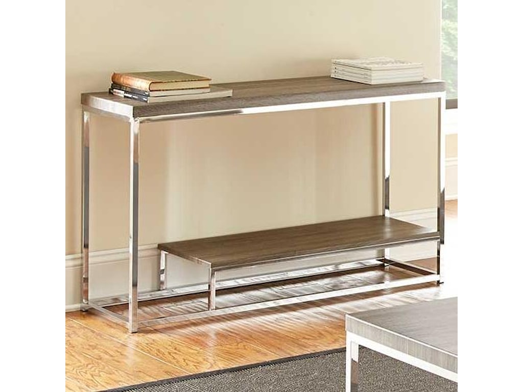 Lucia Sofa Table With Shelf By Steve Silver At Wayside Furniture