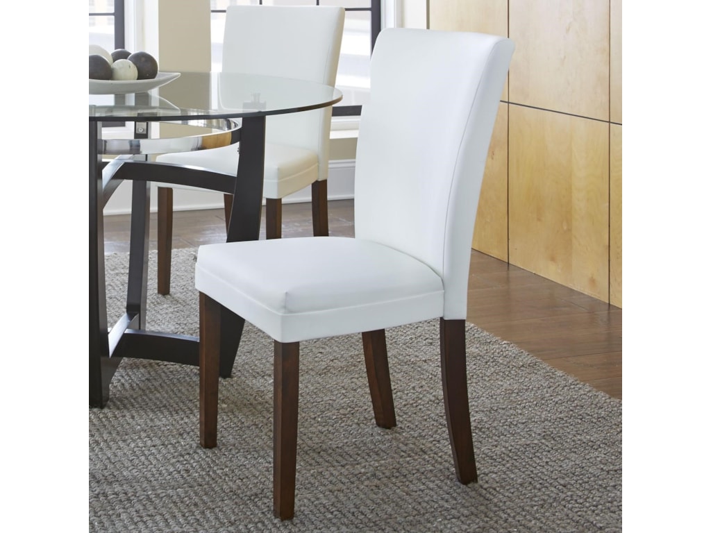 Matinee Bonded Leather Side Chair Morris Home Dining Chairs Matinee Bonded Leather Side Chair