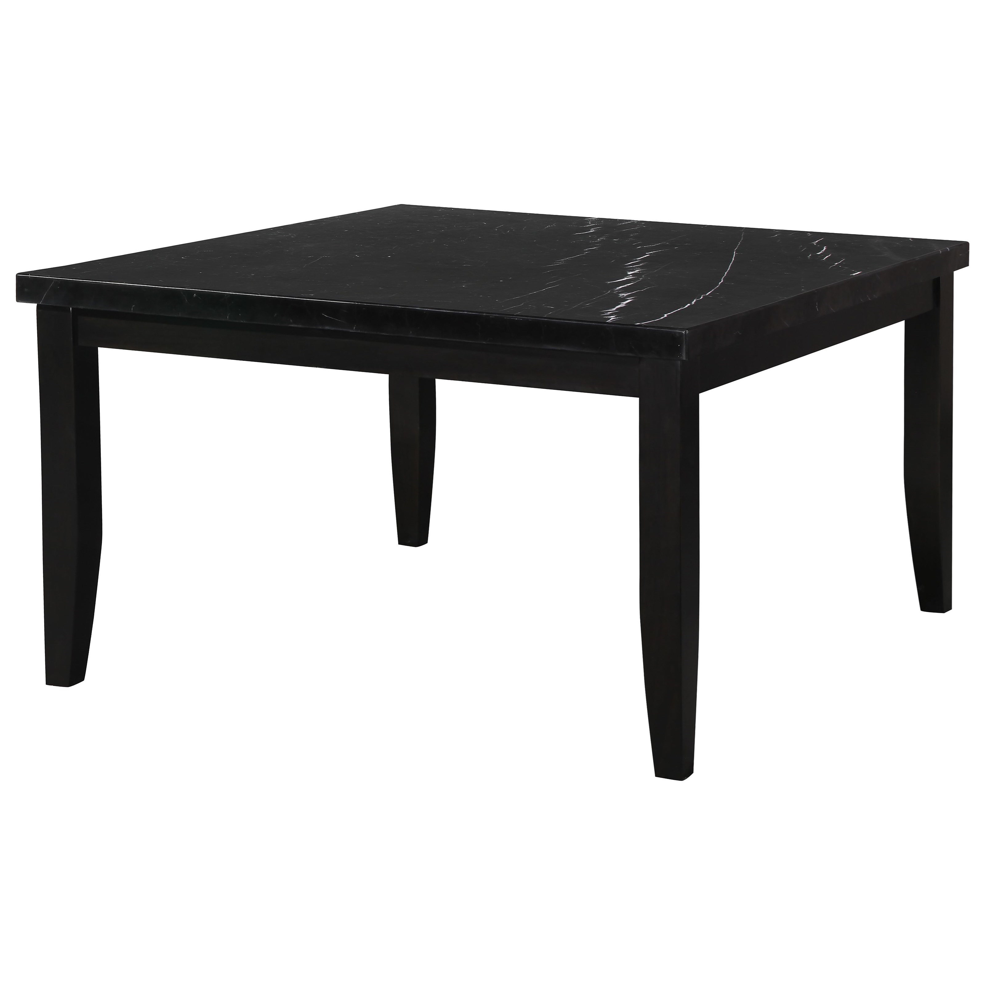 Steve Silver Markina Contemporary Square Dining Table With Marble