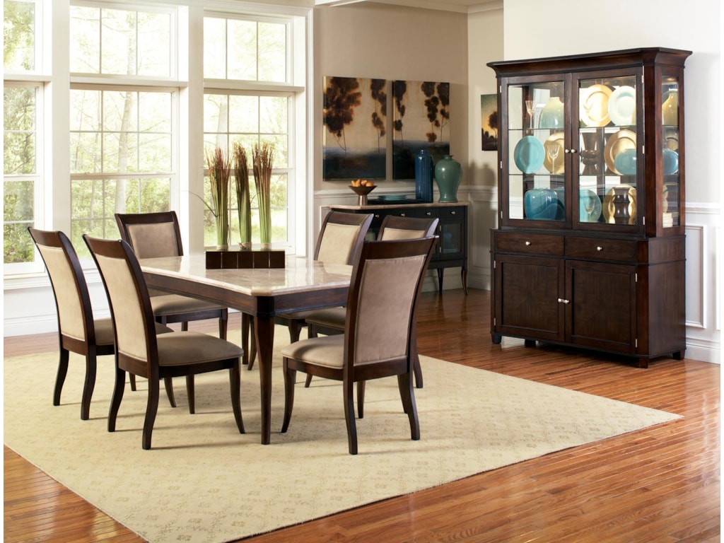Steve Silver Marseille 7 Pc Dining Group Royal Furniture Dining 7 Or More Piece Sets