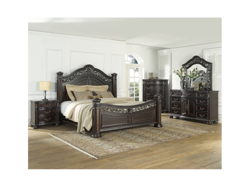 Morris Home Monte CarloKing Bed
