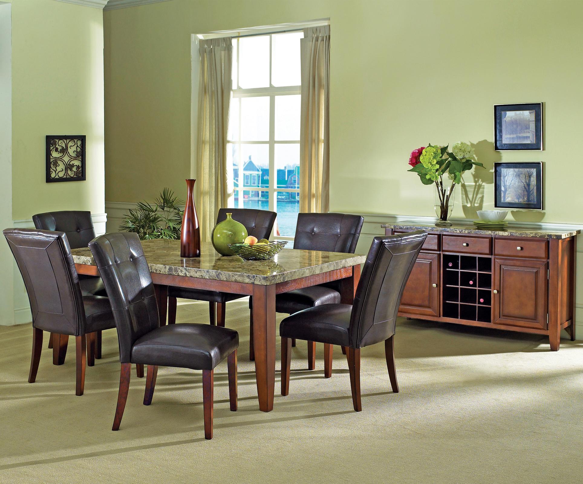 Vendor 3985 Montibello Mn500sf Brown Tufted Parsons Chair Becker