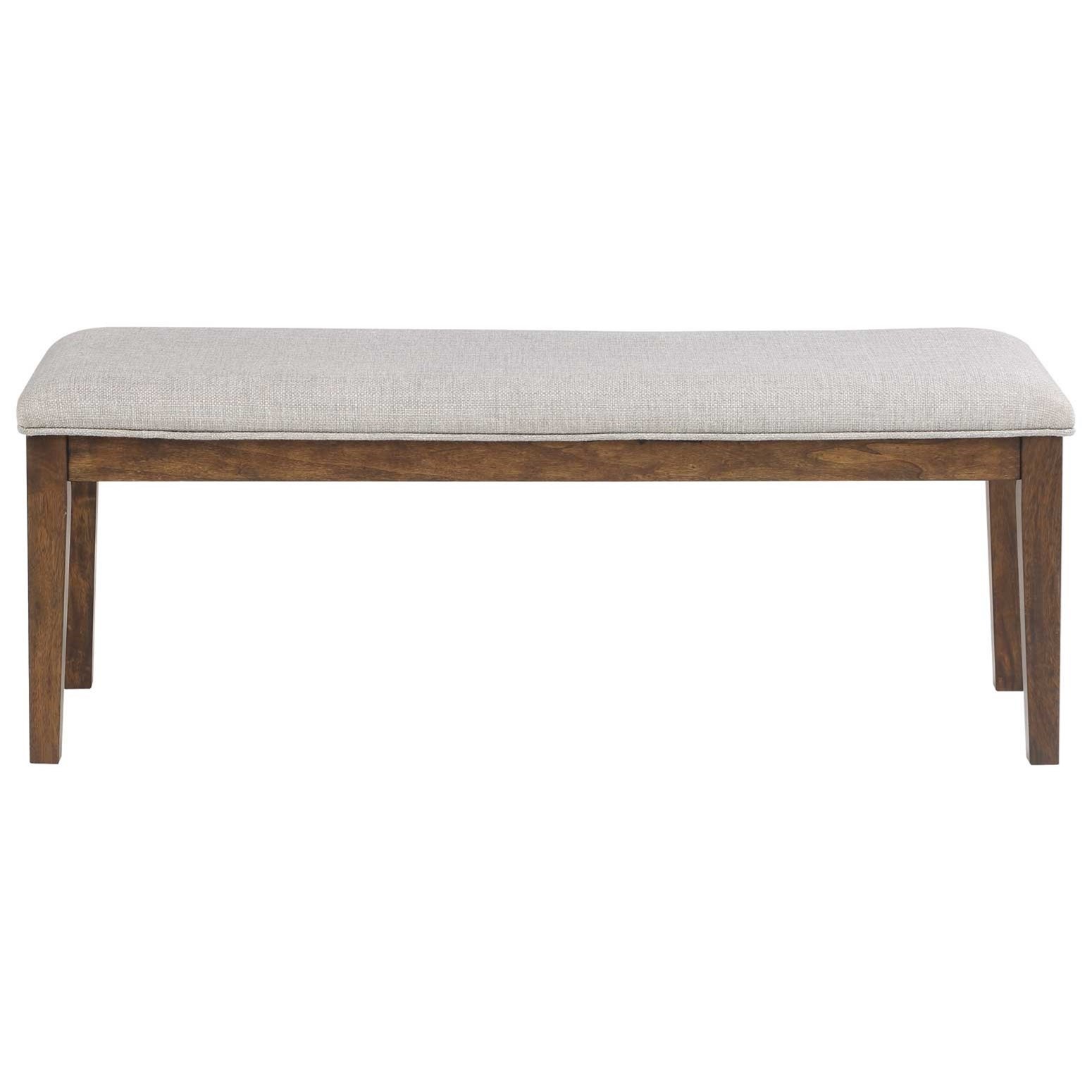 Ora Casual Dining Bench With Upholstered Seat Sadler S Home